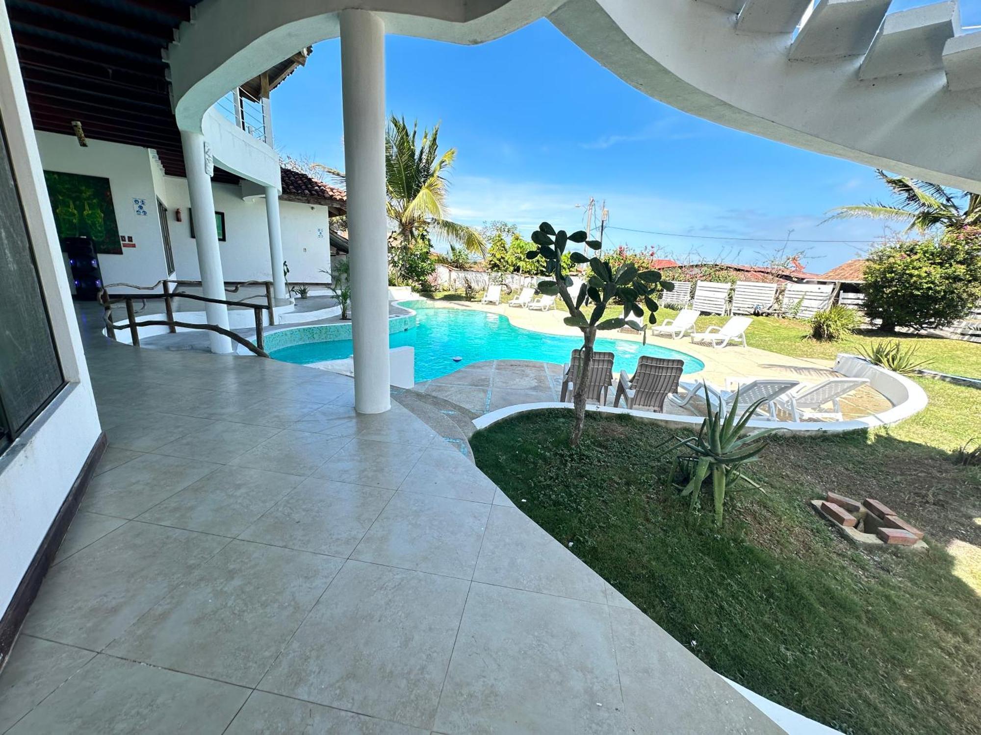 El Cedro  Hotel La Luna Playa El Uverito Las Tablas מראה חיצוני תמונה
